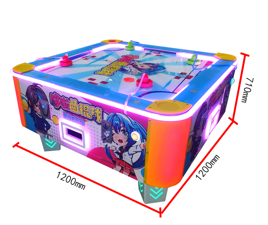 New design coin operated arcade games air hockey 4P table