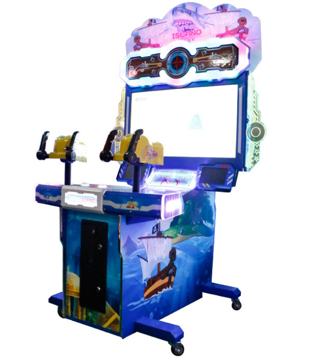 42LCD Coin operated simulator arcade Island Adventure video laser gun shooting game machine