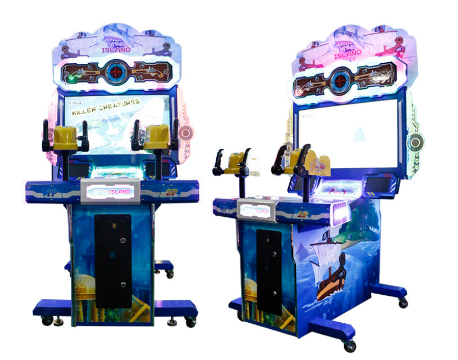 42LCD Coin operated simulator arcade Island Adventure video laser gun shooting game machine