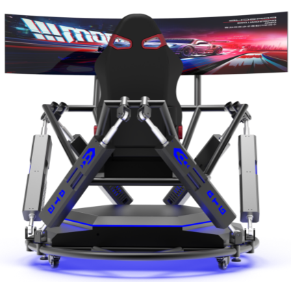 Dinibao Indoor amusement attractive rotating dynamic simulator GT6 Racing 1.0