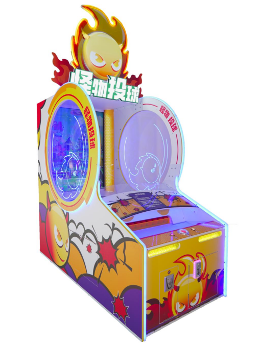 Lottery Ticket Coin Operated Machine Monster Smash for game center