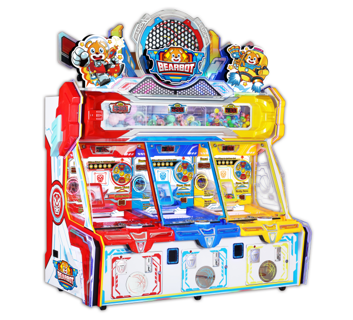 2025 New High Revenue Arcade Game Machine Bearbot Coin Operated Ticket Redemption Machine For Game Center