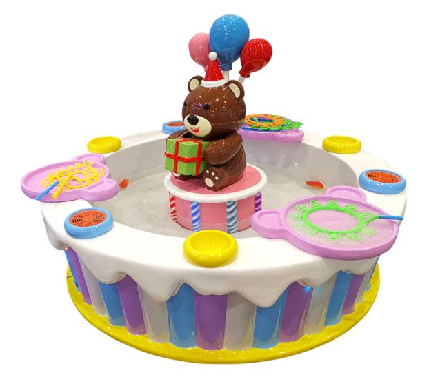 Popular amusement park product kid indoor playground Bear Fishing Pond for shopping mall