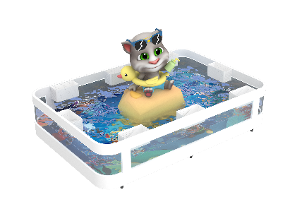 Popular Models Kid Indoor Playground Stalinite Fishing Pond