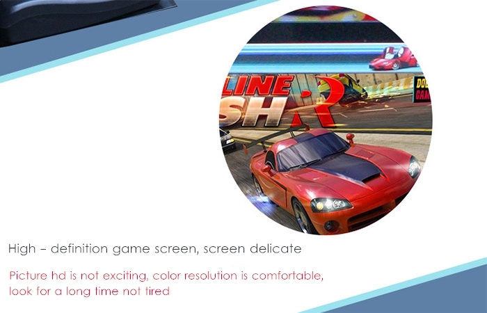 Indoor amusement 32 LCD HD outrun double palyers simulator racing arcade game machine